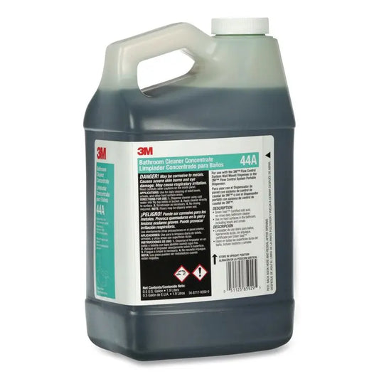 3M Bathroom Cleaner Concentrate 44A, Pleasant Scent, 0.5 gal Bottle, 4/Carton (MMM44A)