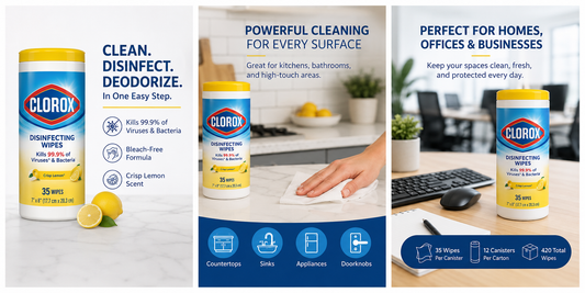 Clorox Disinfecting Wipes: The Quick & Easy Way to Keep Every Surface Clean