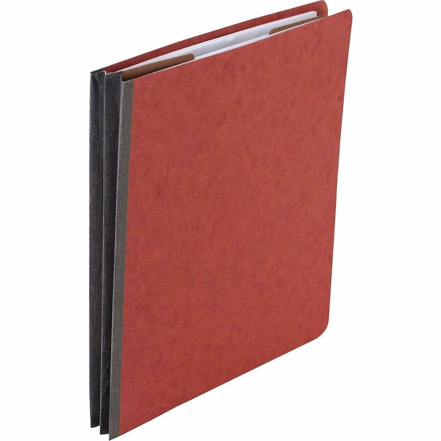 ACCO Letter Classification Folder - 2" Folder Capacity - 8 1/2" x 11" - 4 Fastener - Folder - 1 Divider - 4 pt. - Pressboard, Tyvek - Earth Red - 10 / Box