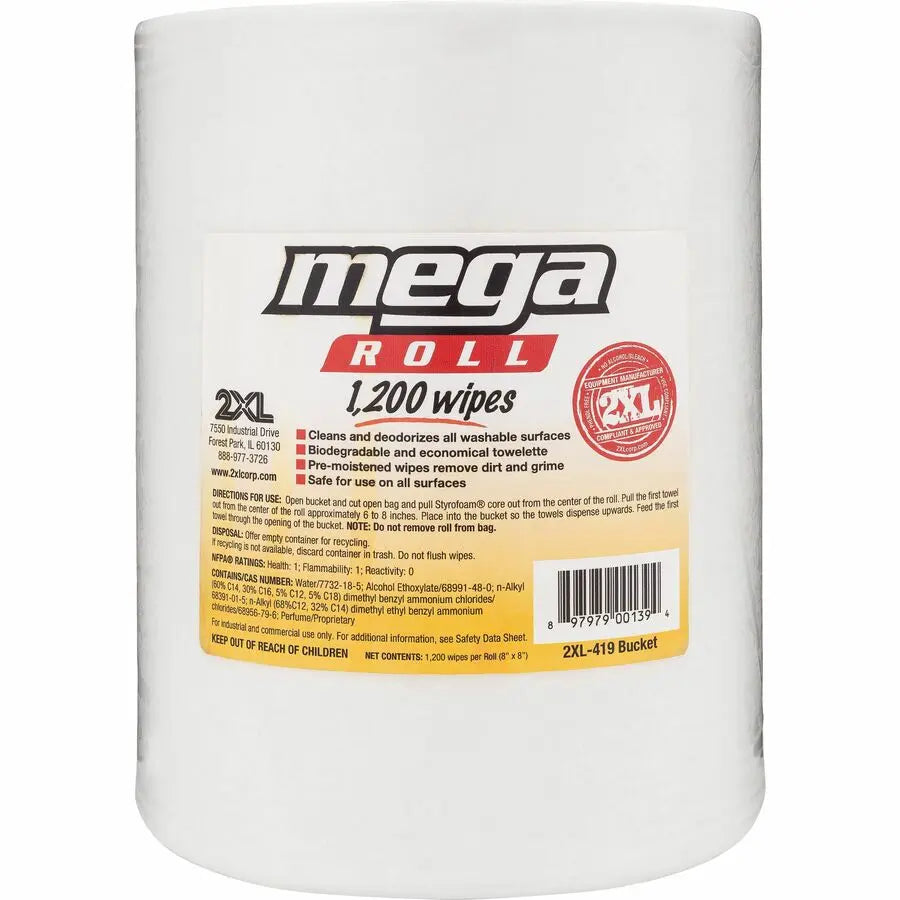 2Xl Mega Roll Wipes