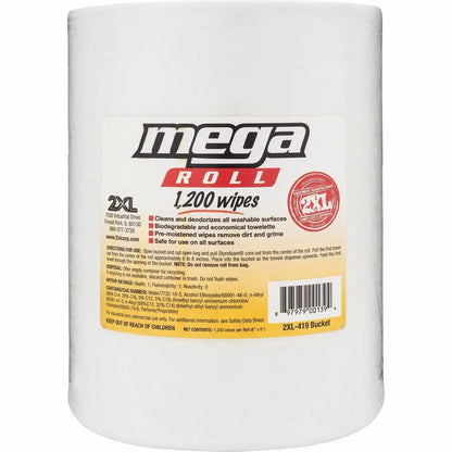 2Xl Mega Roll Wipes