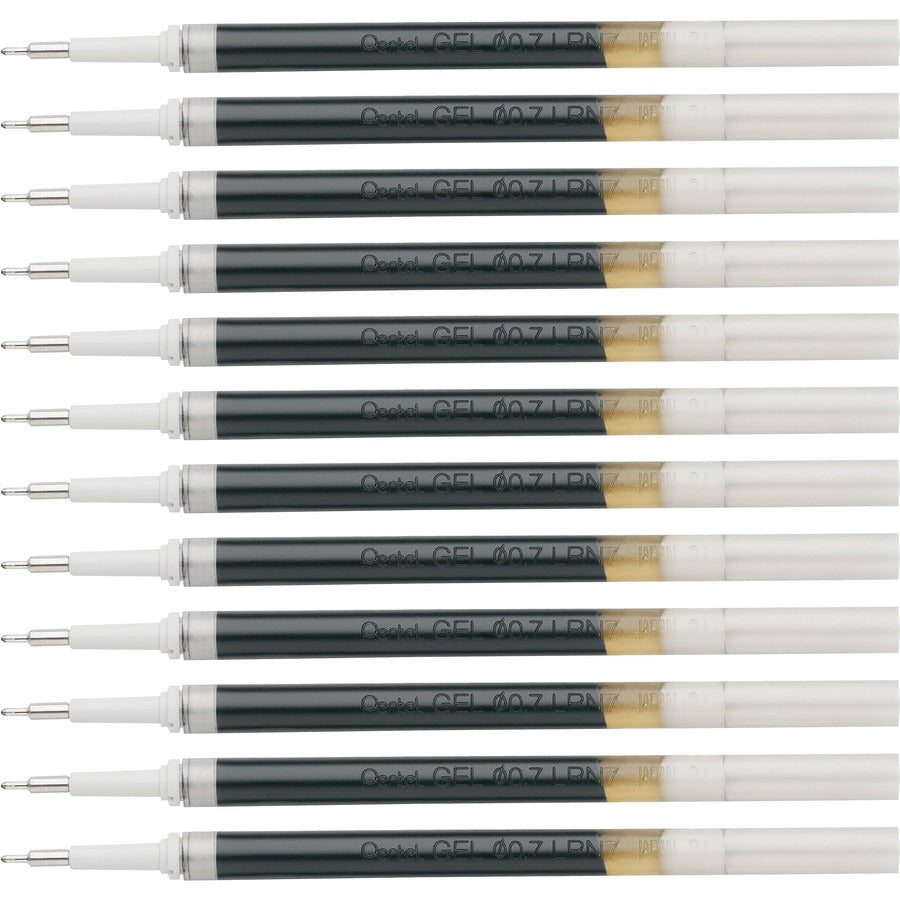 EnerGel Retractable Liquid Pen Refills - 0.70 mm , Medium Point - Blue Ink - Smudge Proof, Smear Proof, Quick-drying Ink, Glob-free, Smooth Writing - 12 / Box