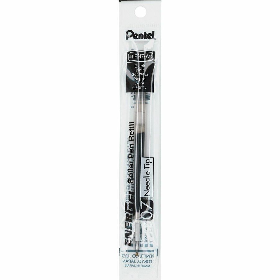 EnerGel Retractable Liquid Pen Refills - 0.70 mm , Medium Point - Blue Ink - Smudge Proof, Smear Proof, Quick-drying Ink, Glob-free, Smooth Writing - 12 / Box
