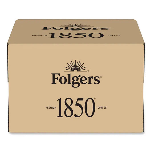 1850 Black Gold Roast Ground Coffee, 12 oz Canister, 6/Carton (FOL12722)