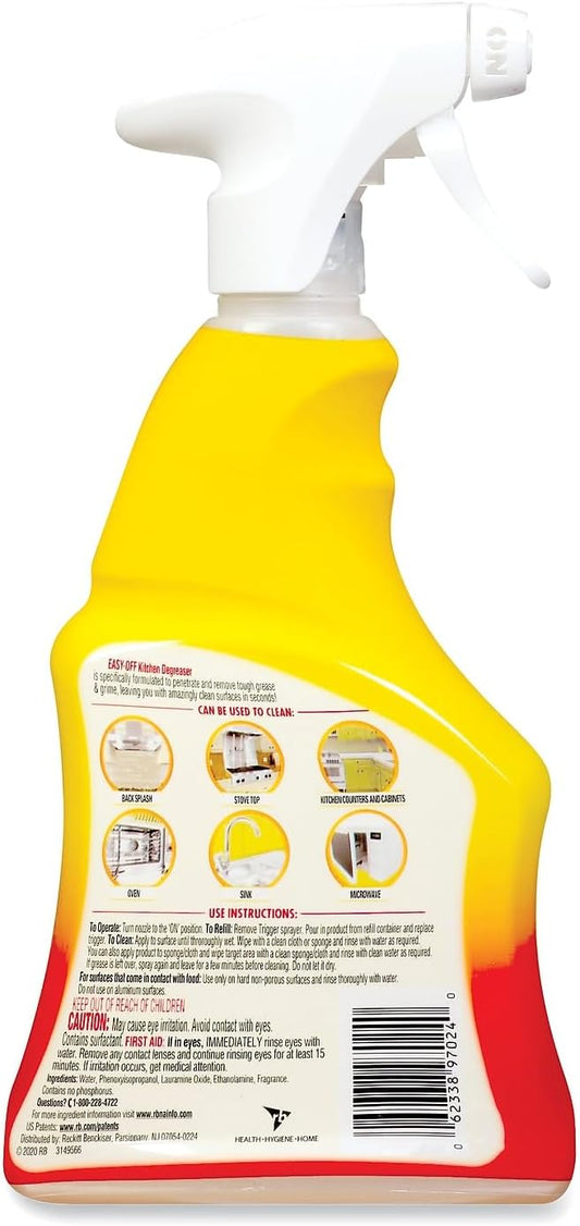 EASY-OFF® Kitchen Degreaser, 16 oz Spray Bottle