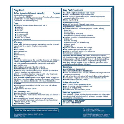 Advil Liqui-Gels, Two-Pack, 50 Packs/Box (PFYBXAVLQG50BX)