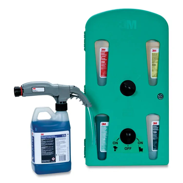 3M/COMMERCIAL TAPE DIV. Bathroom Disinfectant Cleaner Concentrate 4A, Baby Powder Scent, 0.5 gal Bottle, 4/Carton (MMM4A)