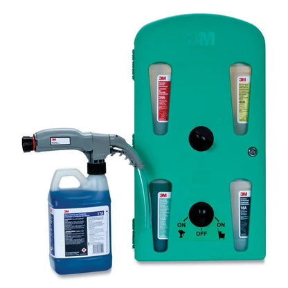 3M/COMMERCIAL TAPE DIV. Bathroom Disinfectant Cleaner Concentrate 4A, Baby Powder Scent, 0.5 gal Bottle, 4/Carton (MMM4A)