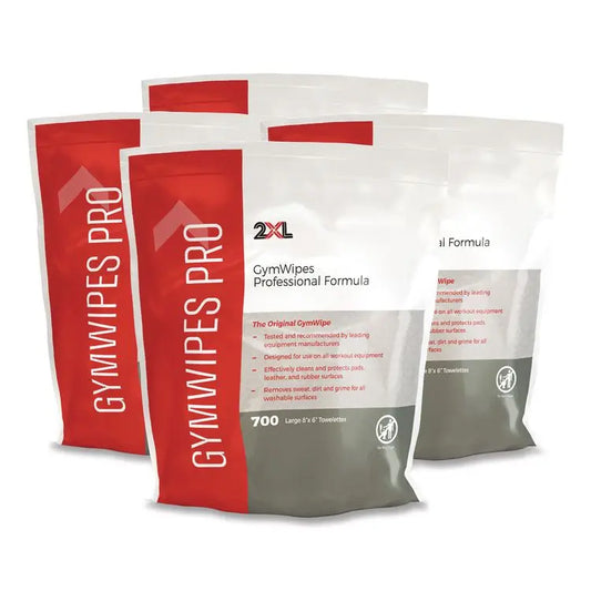 2XL Gym Wipes Professional, 1-Ply, 6 x 8, Unscented, White, 700/Pack, 4 Packs/Carton (TXLL38)